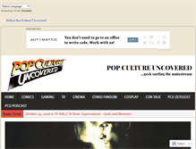 Tablet Screenshot of popcultureuncovered.com